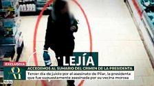 Exclusiva | El sumario del crimen de la presidenta de la comunidad: Las fotos en las que se ve a la acusada presuntamente sacando el cuerpo