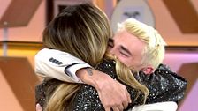 Merche aparece por sorpresa en el plató 'El diario de Jorge' para animar a un fan que ha sufrido una pérdida enorme
