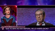 Díaz-Patón se rompe al responder si ama a Ágatha Ruiz de la Prada pero ella se muestra tajante: "Ya no estamos juntos"