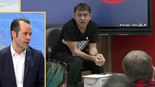 Javier Chicote, de las acusaciones a Monedero de agresión sexual: "Por supuesto que en Podemos lo sabían"