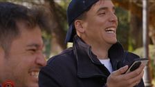 El momentazo de Xuso con una fan por teléfono: ''¡No me lo creo!''