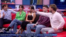 La tremenda bronca de Óscar y José María Almoguera en pleno directo: "Eres un cobarde"