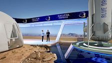 Del despegue al aterrizaje de la 'New Shepard' en realidad aumentada