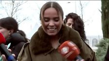 Gloria Camila responde risueña a los rumores de si está enamorada: "Mi corazón está muy bien, latiendo a mil"