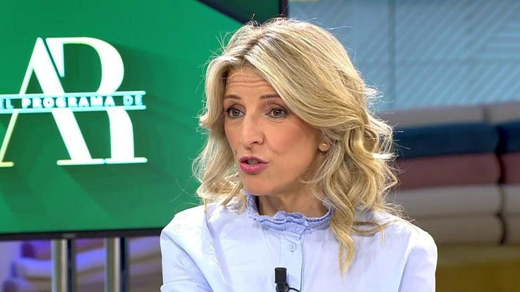 El programa de Ana Rosa: Yolanda Díaz se pronuncia sobre el ...