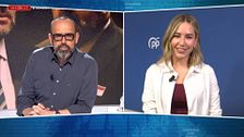 Noelia Nuñez reacciona en 'TEM' a su tenso rifirrafe con José Luis Ábalos en redes y confiesa algo: "Me tiene bloqueada en su perfil"