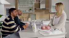 'Lucía mi pediatra' recuerda con Borja e Ismael cómo fue el primer baño de sus hijos