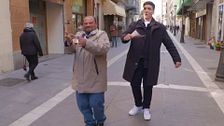 El efusivo baile de un concursante tras ganar 1.000 euros en 'Lo sabe, no lo sabe'