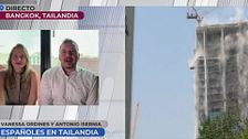 Los momentos de miedo de dos españoles en Bangkok durante el terremoto: "Nos pilló en la calle y empezamos a ver cómo se movían los edificios"