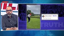 El gracioso comentario de Risto Mejide al ver a Donald Trump jugando al golf: "Como swing... qué quieres que te diga"