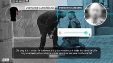 Las graves amenazas del presunto asesino de Almuñécar: "¡Os voy a arrancar la cabeza!"