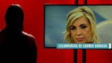 Una excompañera de Carmen Borrego destapa su cara más desconocida: ''Me gritó 'me ca** en tu madre''
