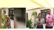 Una vecina conflictiva amenaza a nuestra reportera: "Voy a tiraros un cubo de agua"