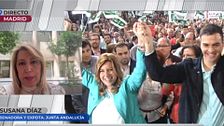 La reacción de Susana Díaz a los mensajes de Pedro Sánchez: "Es muy doloroso, la imagen que a mí me reflejaba era otra"