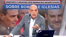 Nacho Abad, sobre la actitud de Margarita Robles tras descubrir que Sánchez la llamaba "pájara": "Se la ve incómoda"