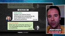 Javier Chicote, sobre los mensajes de la cúpula del Gobierno: "Ábalos tiene material más importante del que está mostrando"