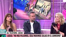 Lucas da la cara y se pronuncia sobre su supuesta pelea con Andy en un camerino: la versión del cantante