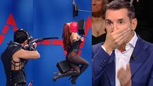 Kimberly Zavatta y Nicol Nicols dejan sin aliento a Jesús Vázquez con su reto de altísimo riesgo: "Tenéis mucho valor"
