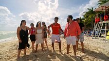 Dani Jiménez reúne a toda la familia en la playa para jugar y terminan batallando: "¡Has hecho trampas!"