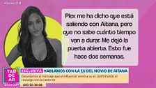 Uxue López, exnovia de Plex, rompe su silencio: "Me dejó de un día para otro por Aitana... me parece muy triste"
