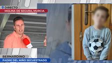 El padre de Bernardino, el niño secuestrado por su madre y su abuela, tras recuperarlo: "Ha bajado de peso, estaba pálido"
