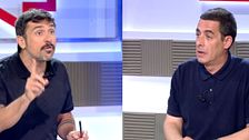 Tenso rifirrafe entre Antonio Naranjo y Ramón Espinar en directo: "Por respeto al programa no me levanto y me voy"
