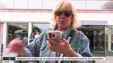 Las primeras palabras de Bárbara Rey tras la presentación de sus memorias con un mensaje al emérito
