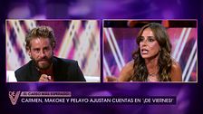 Duro enfrentamiento entre Pelayo Díaz y Carmen Alcayde: "No me cabrees, voy a desvelar quién eres de verdad"