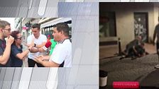 Una vecina interrumpe la entrevista y asegura que el fallecido era un delincuente