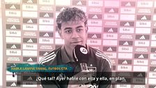 Lamine Yamal revela a 'Tardear' su versión sobre su relación con Claudia Bavel: "Se enfadó porque no quería quedar con ella"