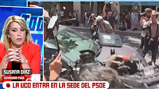 Susana Díaz, tras la entrada de la UCO en Ferraz: ''No voy a justificar cosas que me causan estupor y me dan asco''