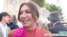Raquel Revuelta, a la salida de la boda de su hija: "He estado todo el rato llorando"