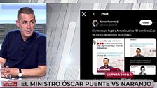 Antonio Naranjo desvela el detalle que tuvo con el ministro Óscar Puente: "Podía haberle costado la carrera política"