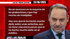 'Todo es mentira' accede a la declaración íntegra de José Luis Ábalos ante el juez: "El audio sobre las señoritas le ha hecho mucho daño"