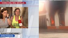 Su expareja la amenazó y a los pocos minutos su casa ardía en llamas: "Menos mal que mi hijo no estaba"