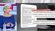 Carolina Bescansa se pronuncia sobre si cree que la amnistía es constitucional: "Me parece que se están haciendo muchas lecturas"