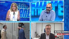 La pullita de Risto Mejide a Alfonso Serrano en directo: "Ni con la que está cayendo sois la alternativa en el Gobierno"