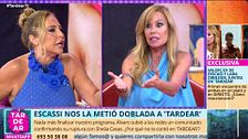 Lara Dibildos y Cristina Tárrega se enfrentan en 'Tardear' tras la ruptura de Álvaro Muñoz Escassi: "Me parece un poco feo por tu parte"