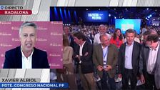 Xavier Albiol tras el cierre de filas de Feijóo para que el PP "tumbe al sanchismo": "Queremos acuerdos materiales con todas las fuerzas políticas"