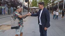 Un joven persigue a Xuso Jones y logra convertirse en concursante de 'Lo sabe, no lo sabe': "Es un sueño"