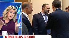 Susana Díaz se defiende de los mensajes que Ábalos le mandó a Patricia López: ''No voy a discutir con este presunto delincuente''