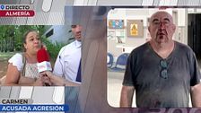 La mujer del militante de VOX acusado de apedrear a un concejal del PSOE de Aldosux: "Me agarró del cuello y mi marido me defendió"