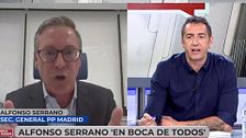 Emilio Delgado y Alfonso Serrano protagonizan un tenso cruce de reproches en directo: "Aquí estoy y ahora te callas"