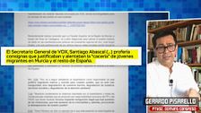 Gerardo Pisarello, portavoz de los Comuns del Congreso tras la denuncia a Abascal: "Lo que están haciendo contra los migrantes de Torre Pacheco es intolerable"