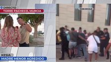 Las lágrimas de la madre del niño agredido por ultras en Torre Pacheco: “Mi hijo ha vuelto a nacer. Tiene miedo y no quiere salir de casa”