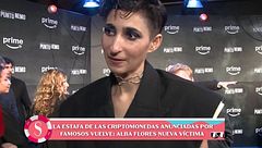 Una noticia fake sobre Alba Flores llamaba a los usuarios a interactuar en un sitio web fraudulento