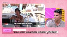 Kiko Jiménez se pronuncia tras ver las polémicas imágenes de Maite Galdeano en un barco