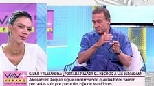 Alejandra Rubio contesta a Lequio y saca la cara por su chico: "Carlo es mi familia, no me ha vendido"