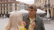 La reacción de una fan de Xuso Jones al verle por primera vez en la vida en 'Lo sabe, no lo sabe': "¡Qué guapo eres!"