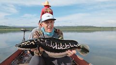 Kike Calleja cumple uno de sus sueños al conseguir ver un pez cabeza de serpiente: “Es una preciosidad"